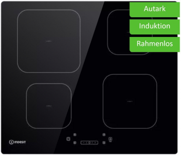 Indesit IIH 60 Q 4S NE Kochfeld Autark